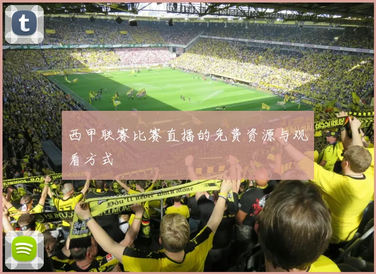 西甲联赛比赛直播的免费资源与观看方式